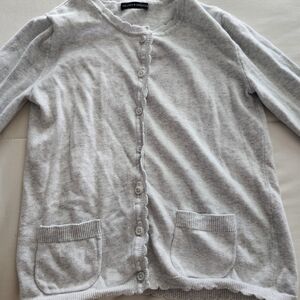 Brandy Melville Light Gray Cardigan